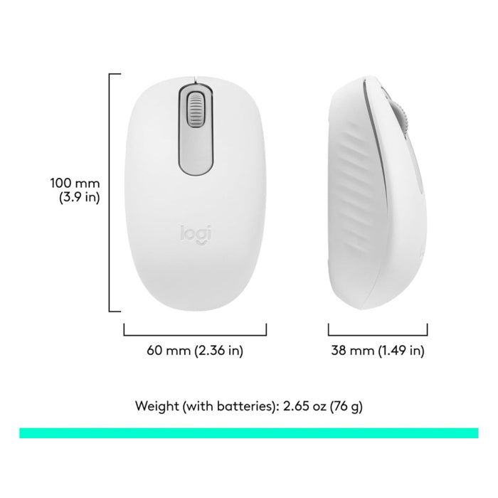 Logitech M196 Bluetooth Mouse - Off White