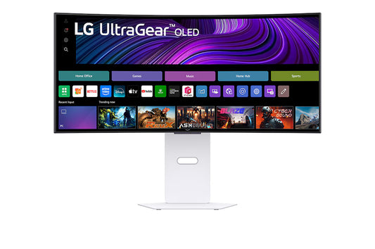 LG 34" UltraGear OLED WQHD 240Hz 0.03ms G-Sync Compatible 800R Curved Gaming Monitor with webOS