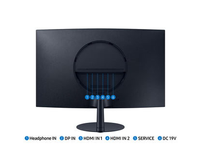 Samsung 32" Curved Monitor with 1000R curvature