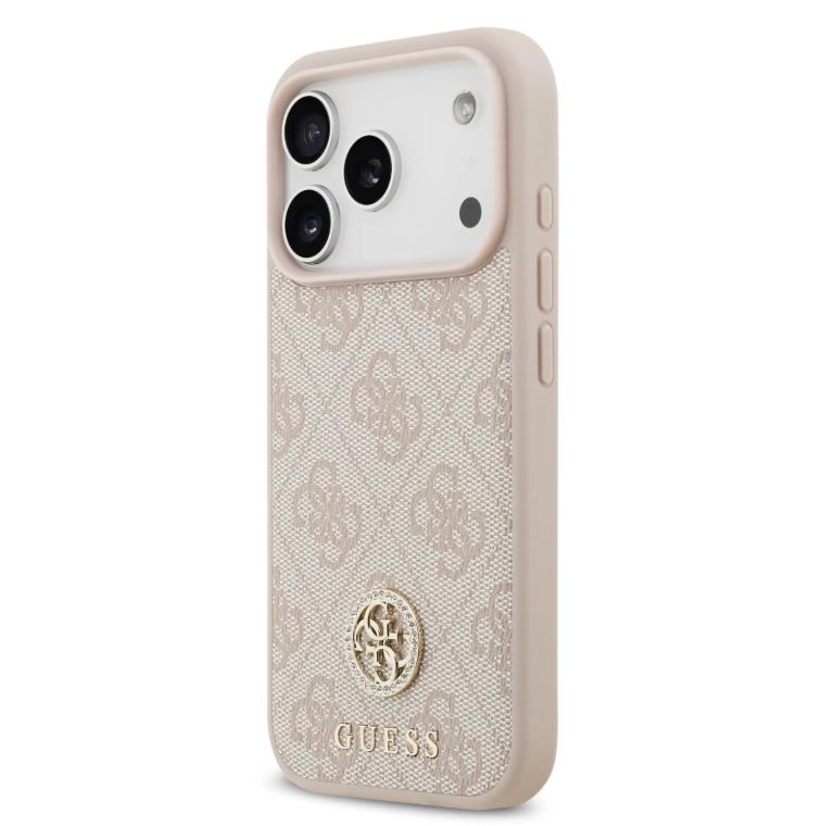 Guess MagSafe 4G PU Leather Case With Classc & Strass Logo-iPhone 17 Pro Max