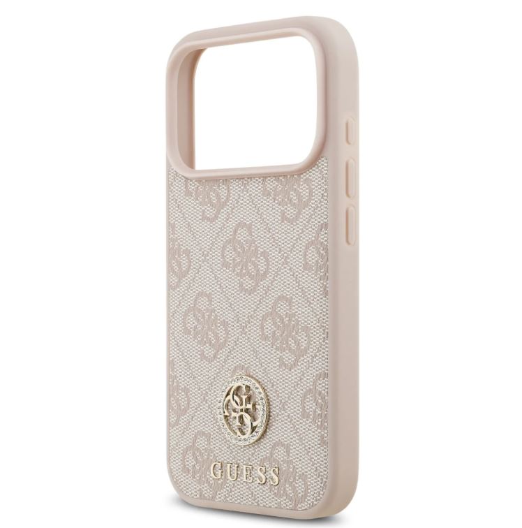 Guess MagSafe 4G PU Leather Case With Classc & Strass Logo-iPhone 17 Pro Max