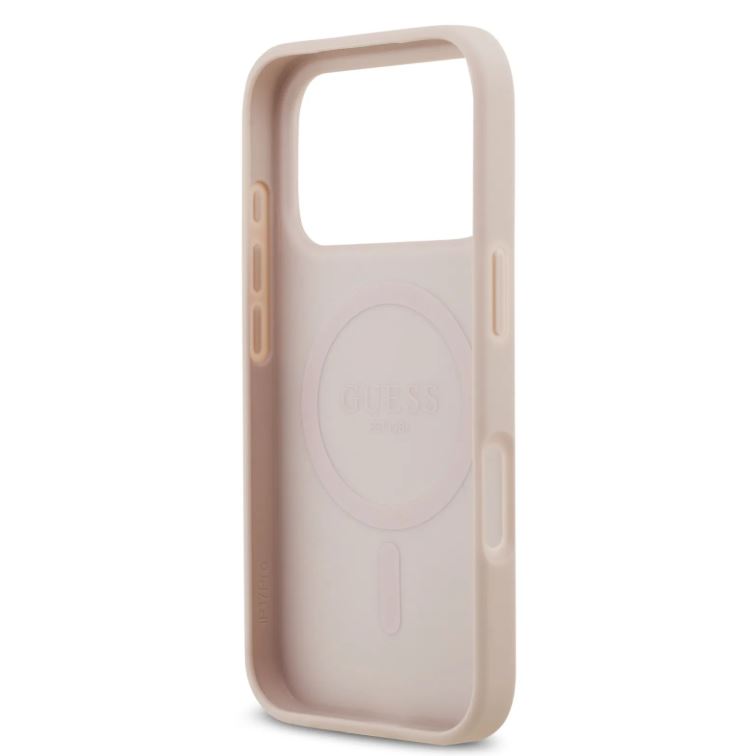 Guess MagSafe 4G PU Leather Case With Classc & Strass Logo-iPhone 17 Pro Max