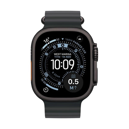 Apple Watch Ultra 3 GPS + Cellular 49mm Black Titanium Case with Black Ocean Band
