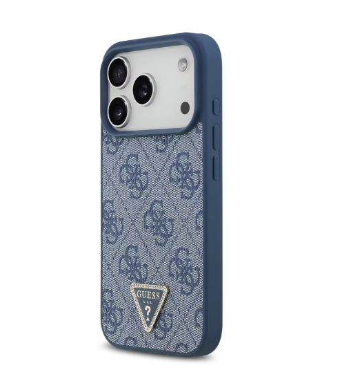 Guess MagSafe 4G PU Leather Case With Triangle Logo-iPhone 17 Pro