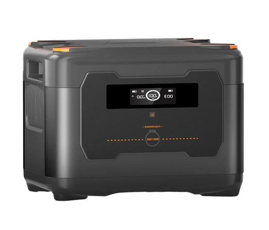Porodo 2400W Forcebase  Portable Expansion Battery  for Forcebase Portable  Power Station - Black