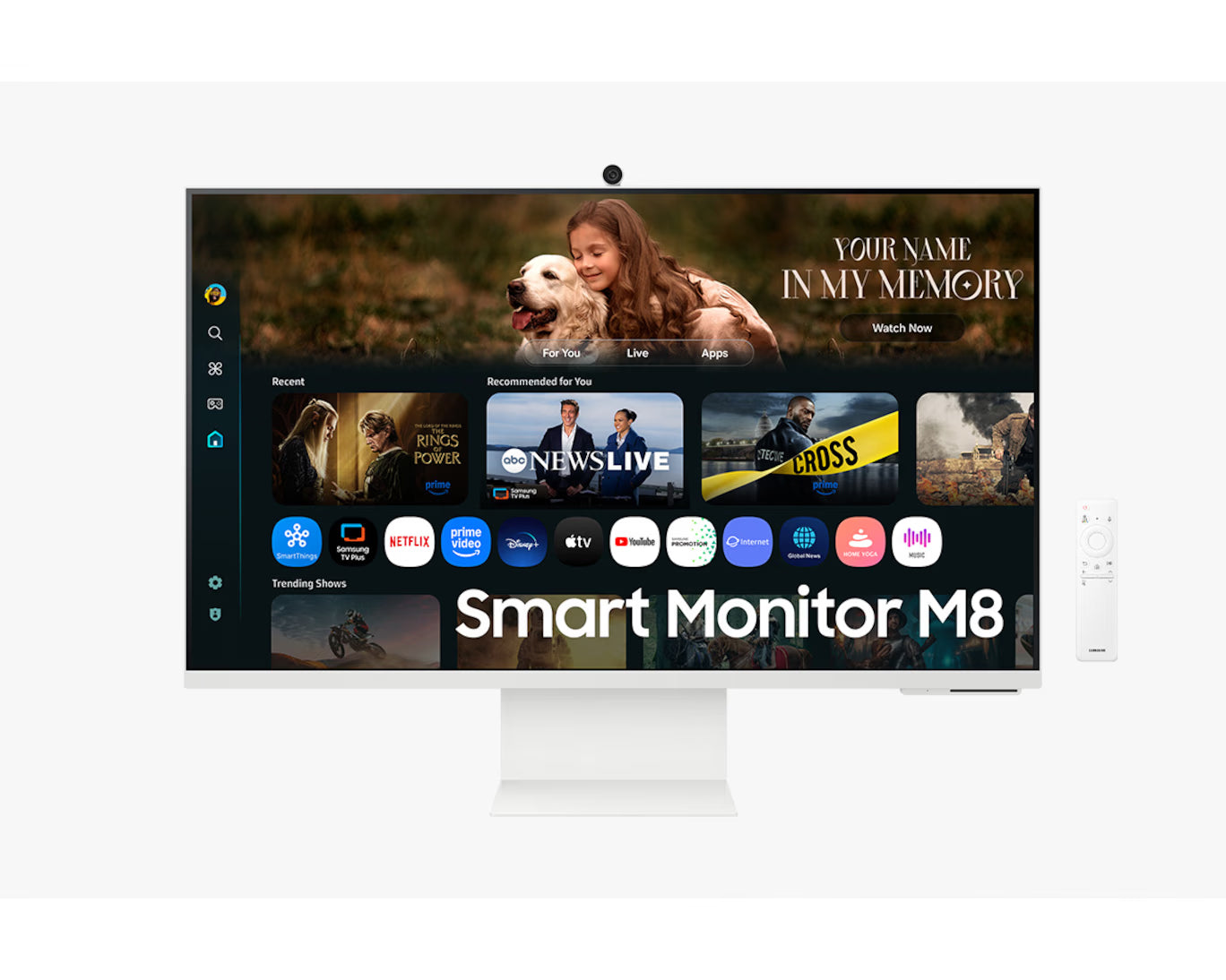 Samsung 32" Smart Monitor M8 M80F 4K Samsung Vision AI