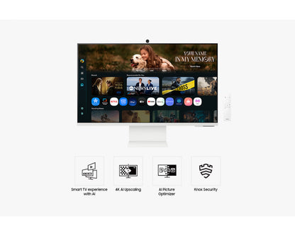 Samsung 32" Smart Monitor M8 M80F 4K Samsung Vision AI