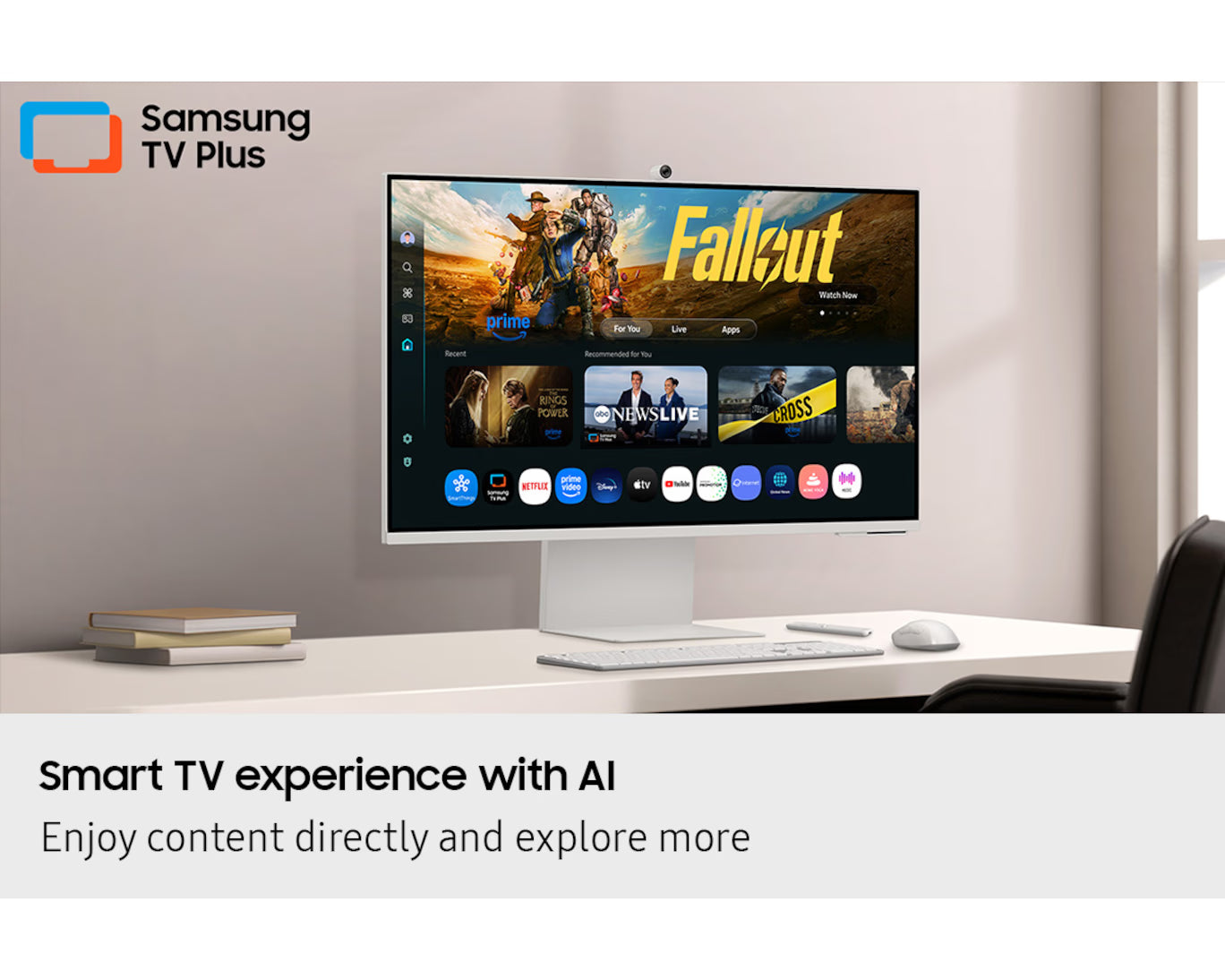 Samsung 32" Smart Monitor M8 M80F 4K Samsung Vision AI
