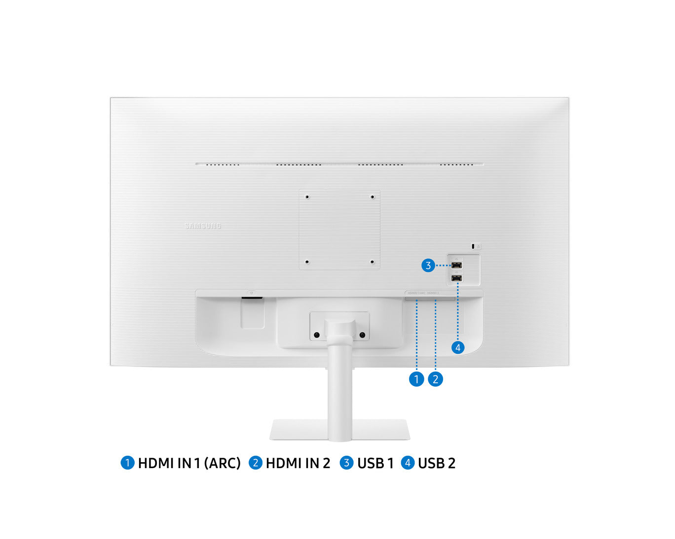Samsung 27" White Smart Monitor M5