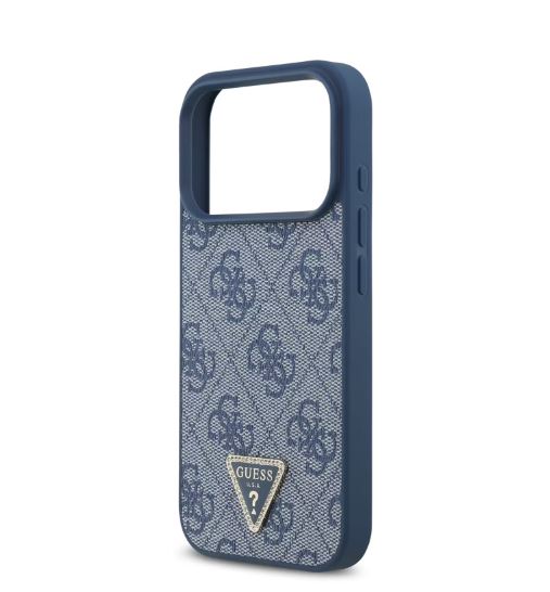 Guess MagSafe 4G PU Leather Case With Triangle Logo-iPhone 17 Pro