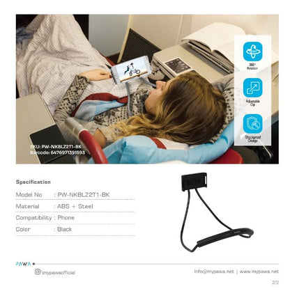 PAWA Lazy Loop Universal Adjustable Neck Mount For Mobile Phone