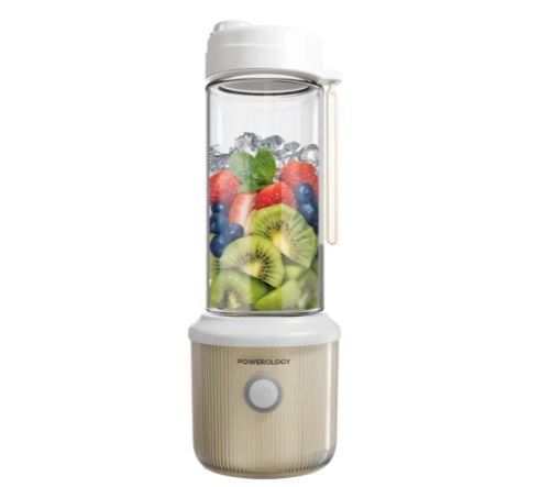 Powerology Press & Refresh Portable Blender-White