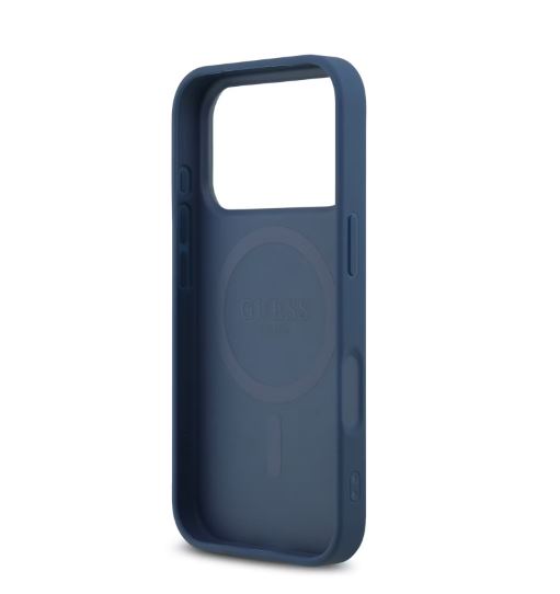 Guess MagSafe 4G PU Leather Case With Triangle Logo-iPhone 17 Pro