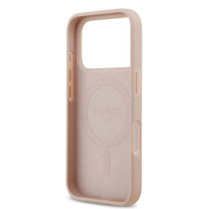 Guess MagSafe PU Leather Case With Triangle Logo-iPhone 17 Pro