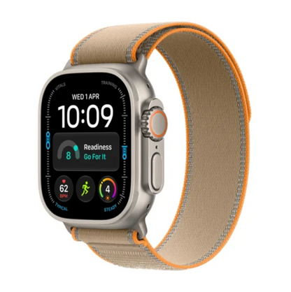 Watch Ultra 4 GPS + Cell 49mm Natural Titanium Case with Sand Trail Loop S/M