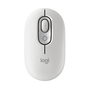 Logitech POP Mouse with emoji - OFF-White