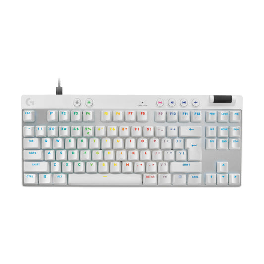 Logitech G PRO X TKL RAPID Gaming Keyboard - WHITE - LINEAR