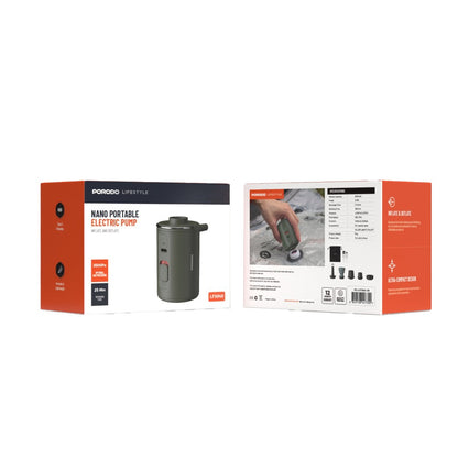 Porodo Lifestyle Nano Portable Electric Pump - Green