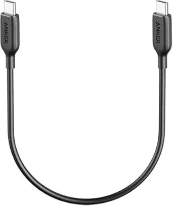 Anker Powerline III USB-C TO USB-C Cable (0.3M,1 FT) Black