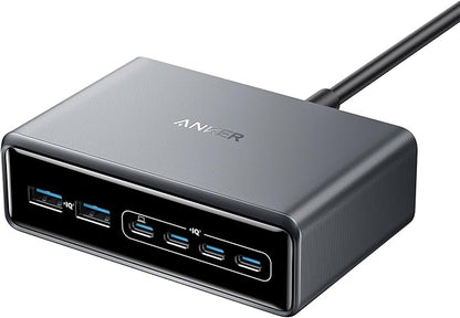 Anker Prime Charger (200W, 6 Ports, GaN) and Anker Prime Silver