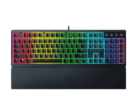 Razer Ornata V3 Low Profile RGB Lighting Zones Wired Gaming Keyboard With Mecha-Membrane Switches