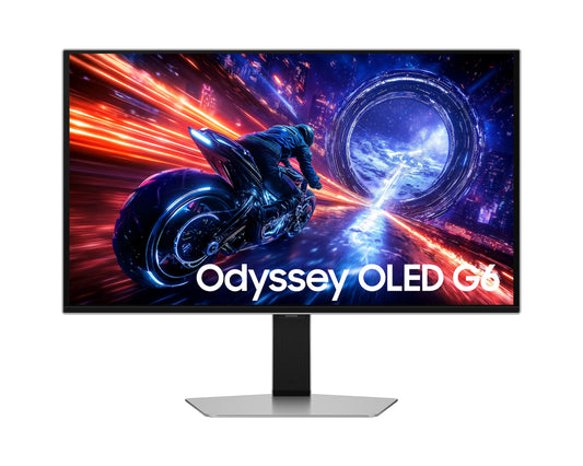 Samsung 27" Odyssey OLED G6 G60SF QHD 500 Hz 1Ms Response Time G-Synce with Pivot Gaming Monitor