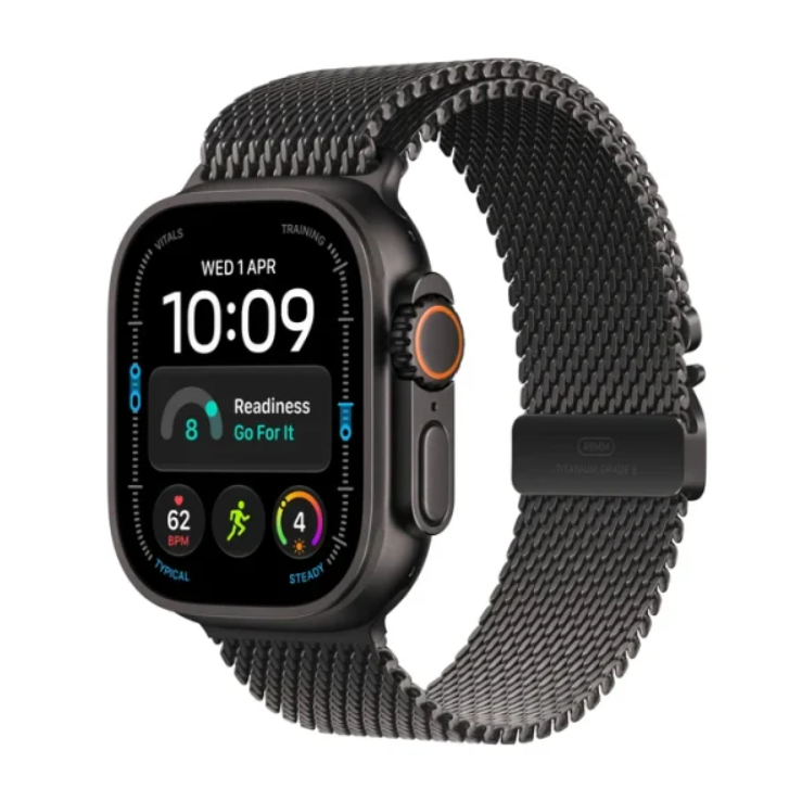 Watch Ultra 4 GPS + Cell 49mm Black Titanium Case with Black Titanium Milanese Loop S