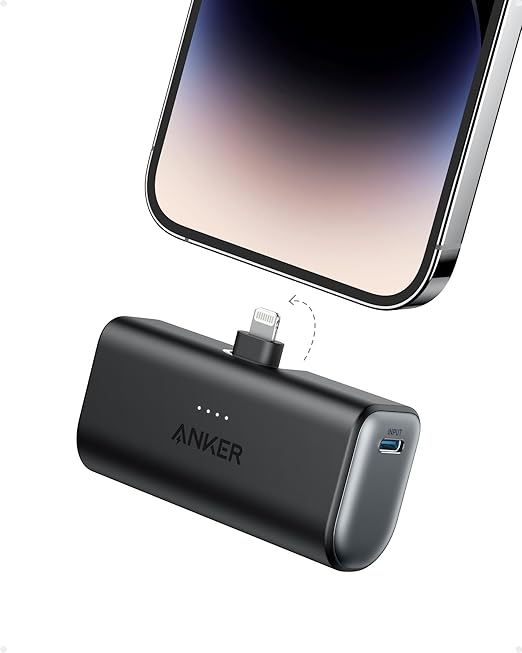 Anker Nano Power Bank (12W, Built-In Lightning Connector)
