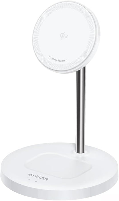 Anker MagGo Wireless Charger (2-in-1 Stand) 15W White