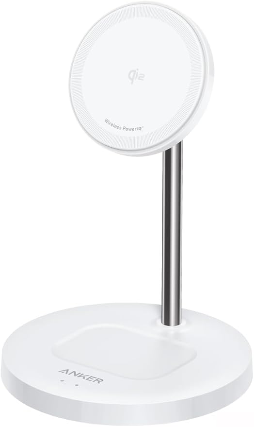 Anker MagGo Wireless Charger (2-in-1 Stand) 15W White