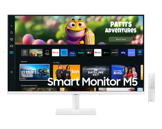 Samsung 27" White Smart Monitor M5