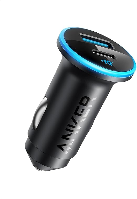 Anker USB C Car Charger Adapter, 52.5W Cigarette Black