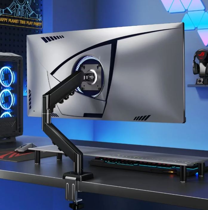 PAWA Single Gas Spring Computer Arm With 360º Rotation