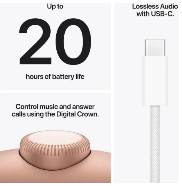 Apple Airpods Max 2 - Bluetooth v5.3 - Wireless - Orange