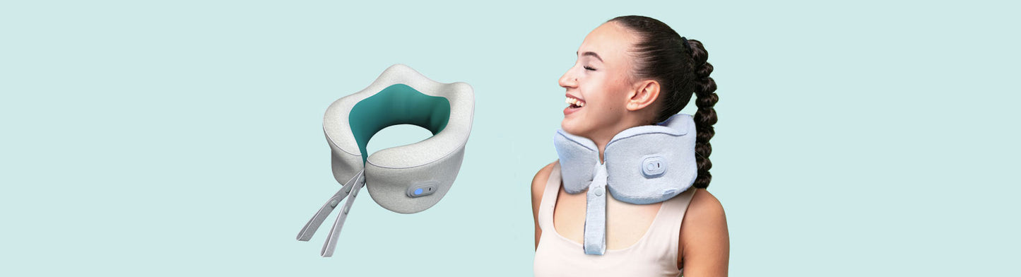 Porodo Travel Pillow 360  Massager - gray
