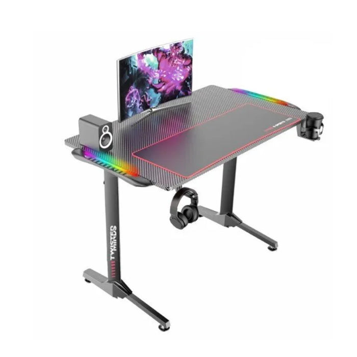 Twisted Minds T-Shaped RGB Gaming Desk (110*60*75cm)