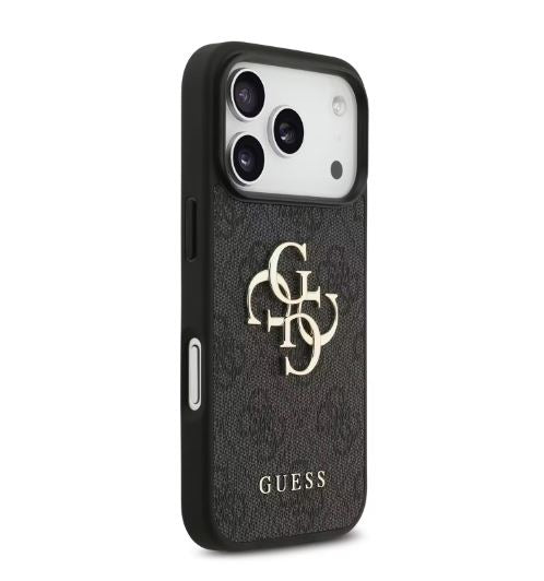 Guess 4G PU Leather Case With Big 4G & Classic Logo-iPhone 17 Pro