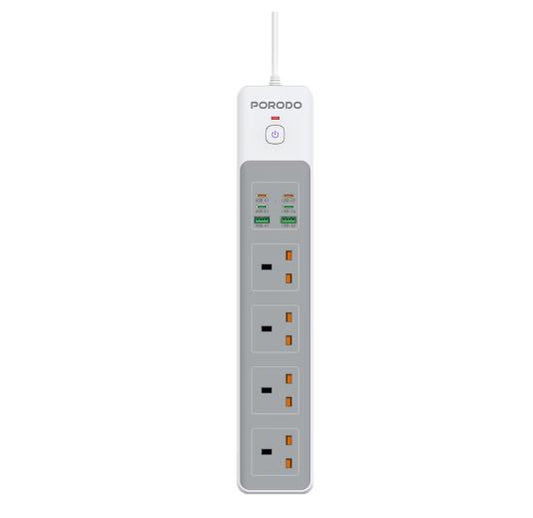 Porodo 4AC 65W 3000W Power Strip