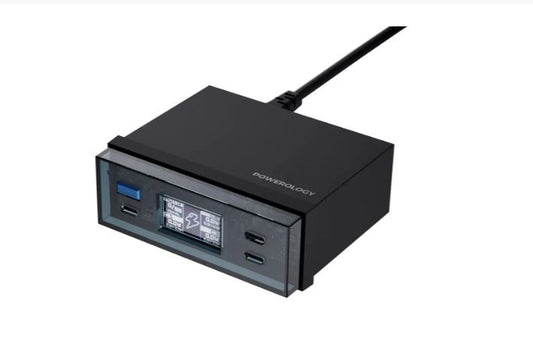 Powerology Power Hub Desktop Charging Station - Black