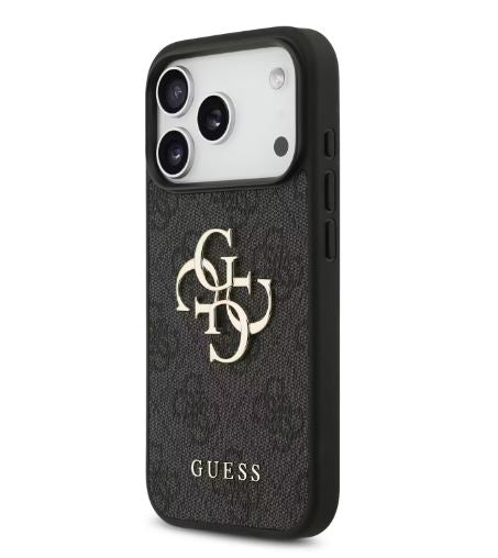 Guess 4G PU Leather Case With Big 4G & Classic Logo-iPhone 17 Pro