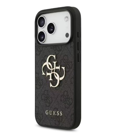 Guess 4G PU Leather Case With Big 4G & Classic Logo-iPhone 17 Pro