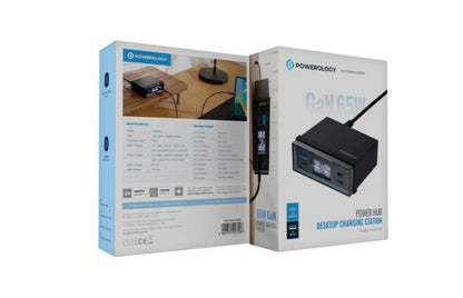 Powerology Power Hub Desktop Charging Station - Black