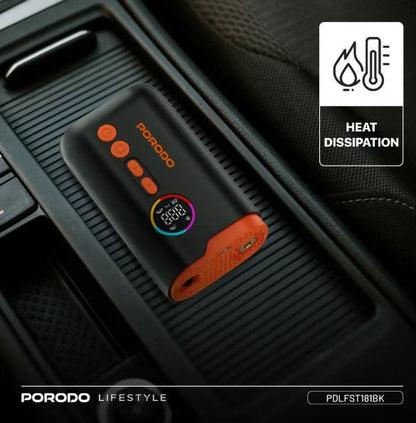 Porodo Lifestyle Electric Air Inflator - Black