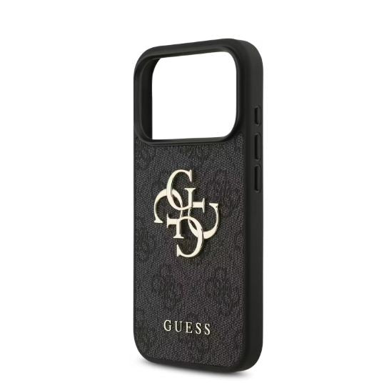 Guess 4G PU Leather Case With Big 4G & Classic Logo-iPhone 17 Pro