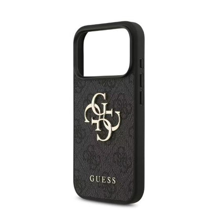 Guess 4G PU Leather Case With Big 4G & Classic Logo-iPhone 17 Pro
