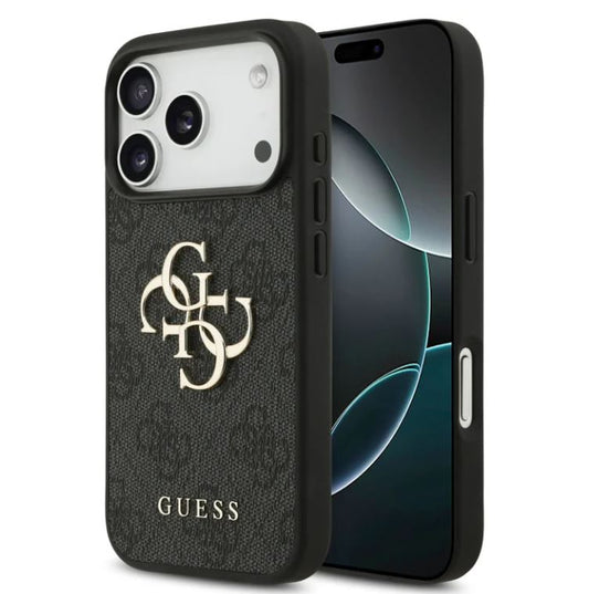 Guess MagSafe PU Leather Case With Big 4G & Classic Logo-iPhone 17 Pro