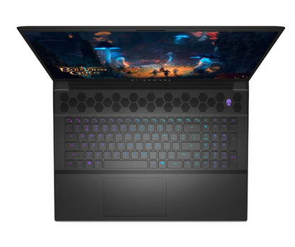 Dell Alienware M18 R2 Gaming Laptop, 14th Gen. Intel Core i9-14900HX Processor, 64GB DDR5 RAM, 2TB NVMe SSD, RTX 4090 16GB VGA, 18" QHD+ (2560 x 1600) 165Hz Display, AlienFX RGB backlit Keyboard, Wi-Fi 7+BT 5.4, Windows 11 Home - Dark Metallic Moon