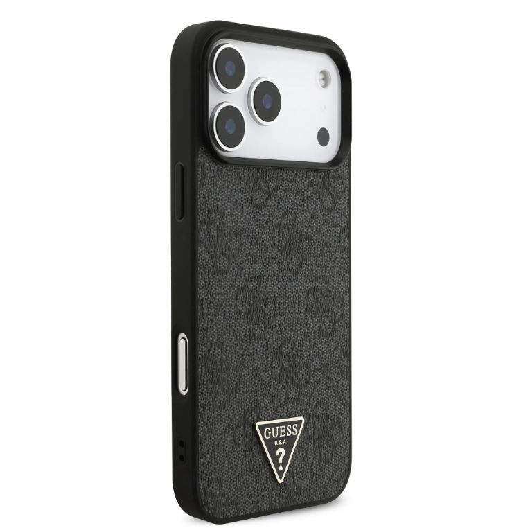 Guess MagSafe 4G PU Leather Case With Small 4G Logo & Lanyard-iPhone 17 Pro Max
