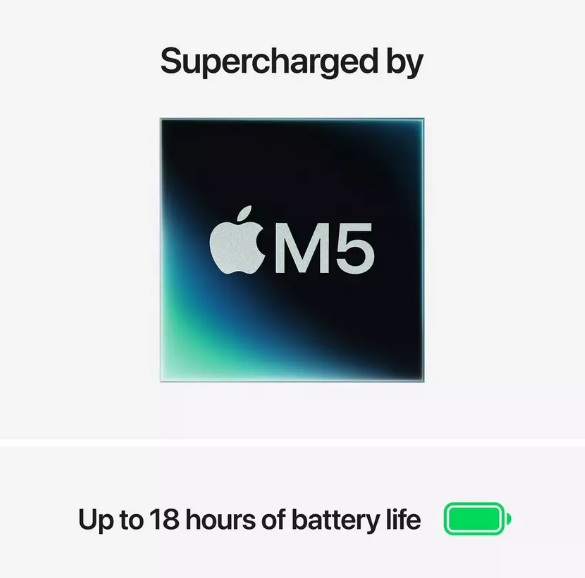 13-inch MacBook Air M5 10C CPU and 8C GPU 16GB 512GB SSD Starlight