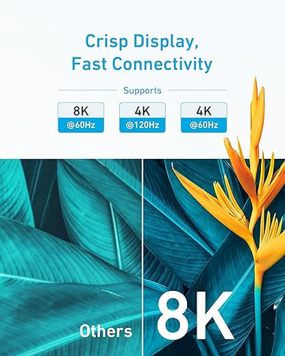 Anker HDMI to HDMI Cable (3ft, 8k)  Black